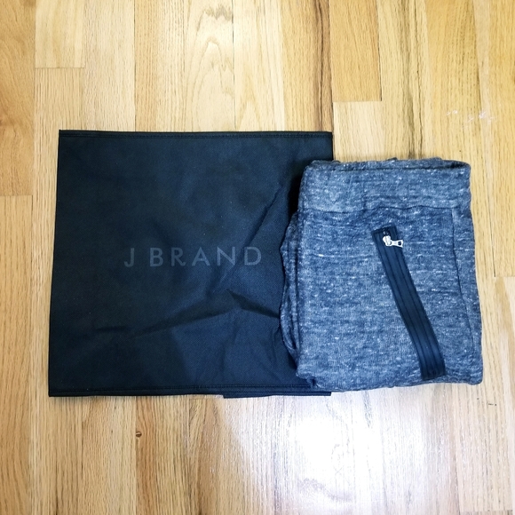 J Brand Jeans Bourke Gracity Fleece Gray Grey Sweatpants Leggings Workout Pants - Picture 4 of 5